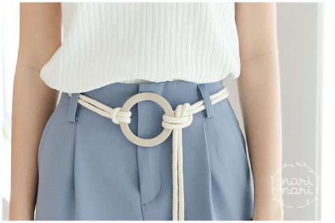 Alternative view of NP041 Cruise High-Waist Trousers – Blue