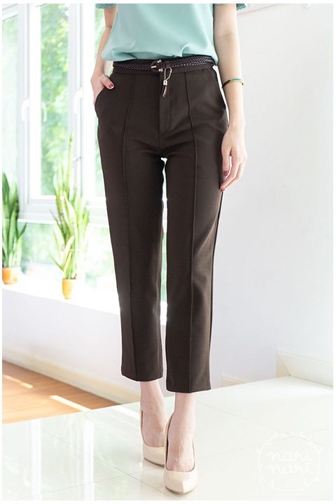 NP043 Candy Cigarrette Pants – Brown