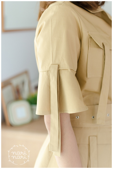 NT211 Off Shoulder Asym Hem Top – Coffee - Image 3