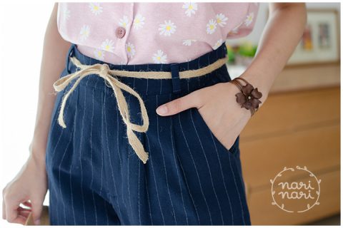 Alternative view of NP055 Weekend Cotton Shorts – Navy