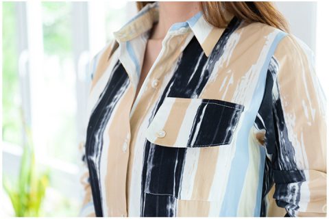 Alternative view of ND266 Long Sleeve Pocket Dress – Breezy Navy