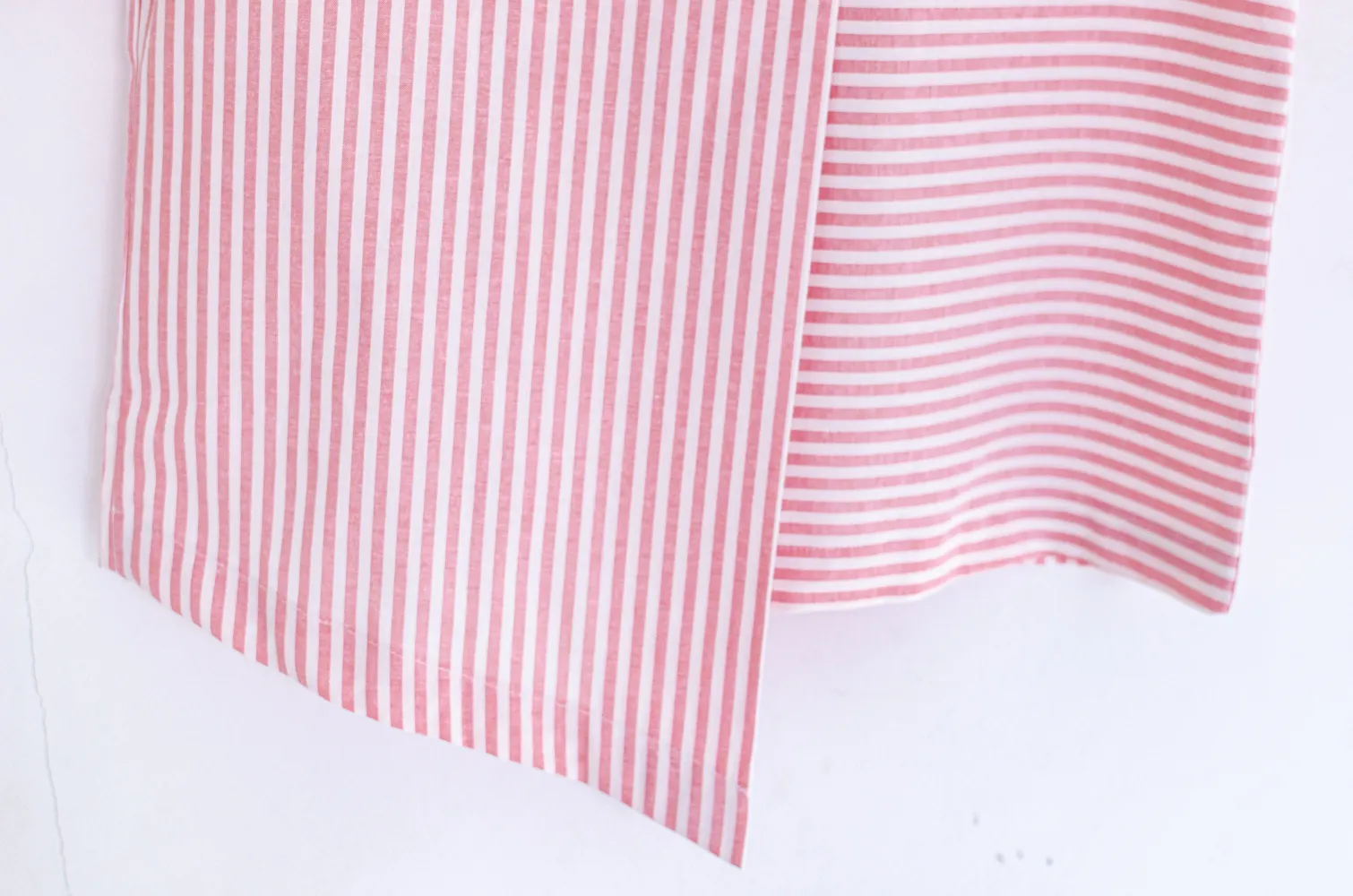 NT500 Asym Striped Crop Top – Pink - Image 4