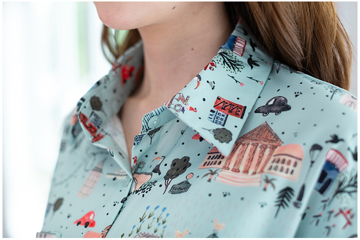 NT2313 City Life Shirt – Mint - Image 3