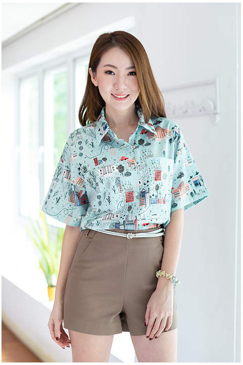 NT2313 City Life Shirt – Mint - Image 6