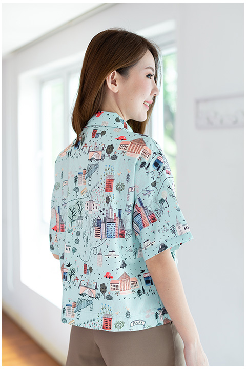 NT2313 City Life Shirt – Mint - Image 10