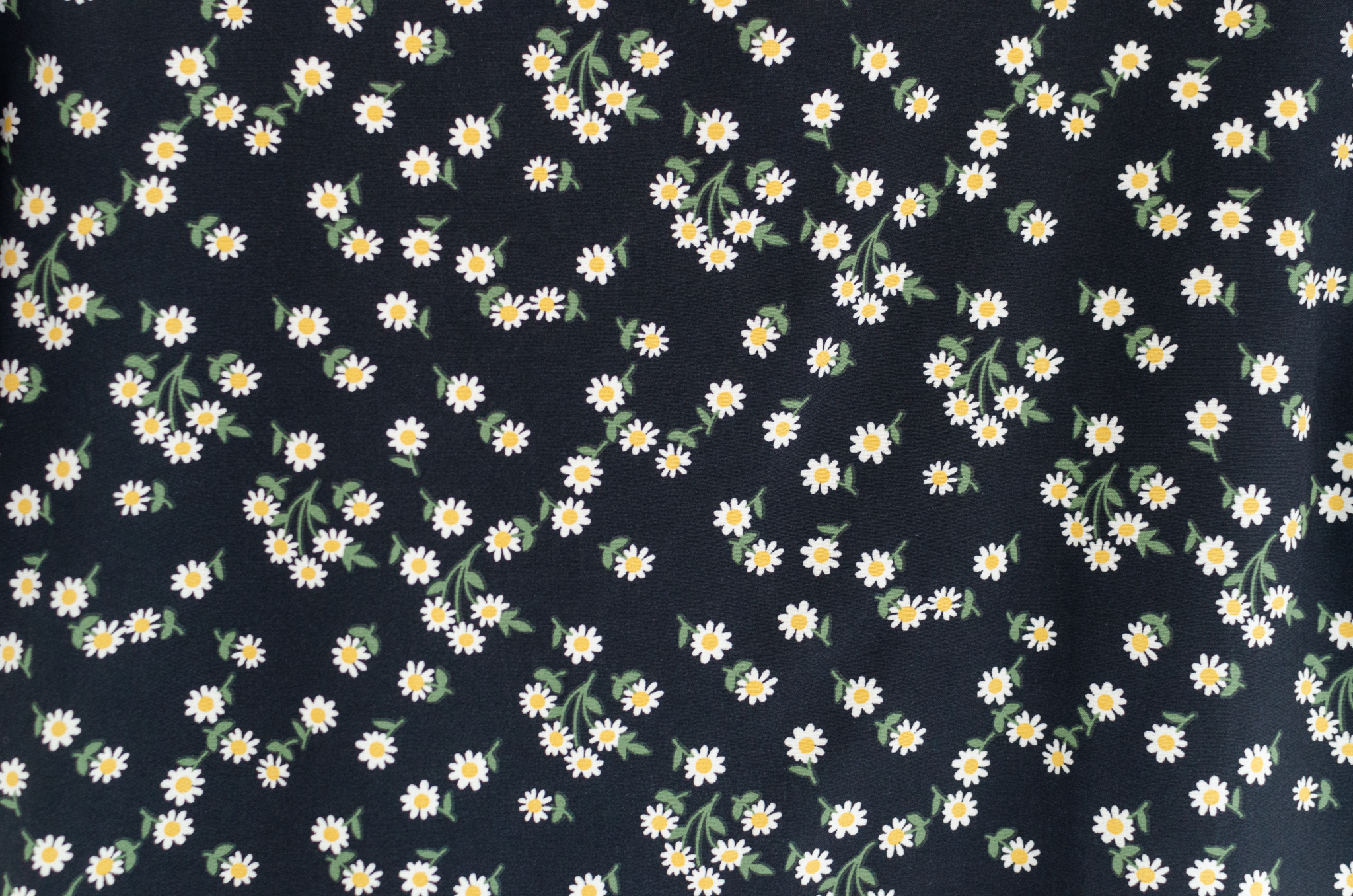 MT0601 V-Collar Daisy Blouse – Black - Image 4