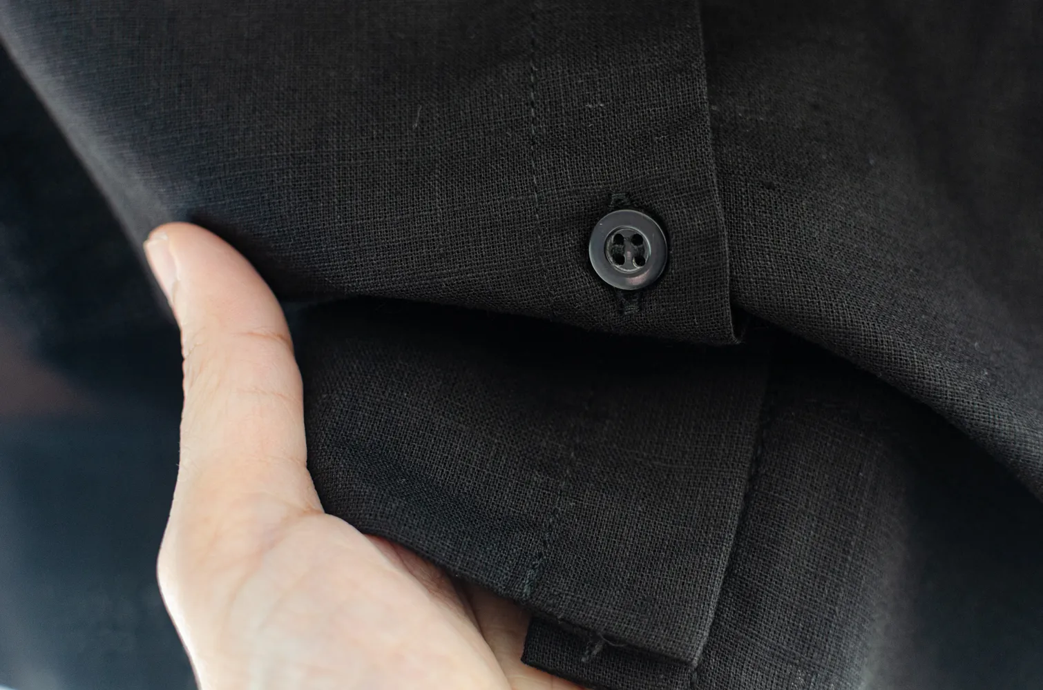 NT2518 Nightfall Shirt – Black - Image 4