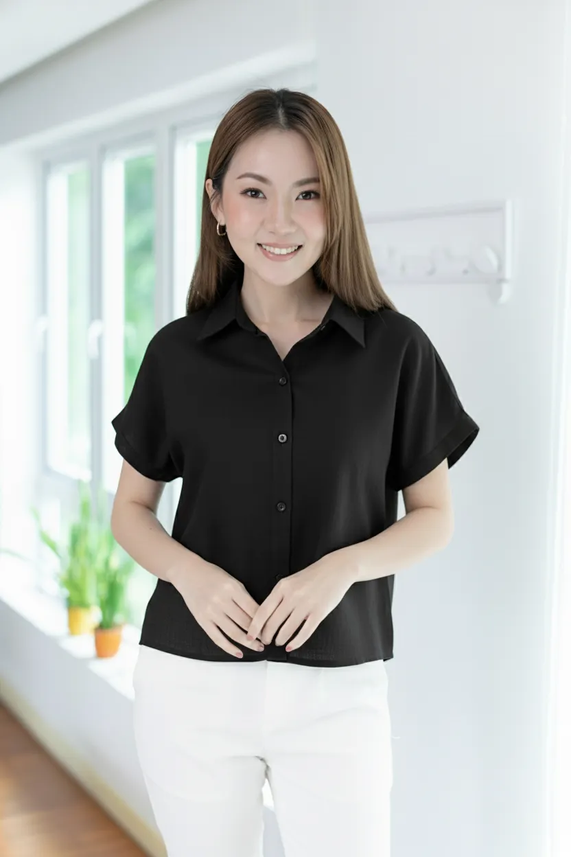 NT2518 Nightfall Shirt – Black - Image 6