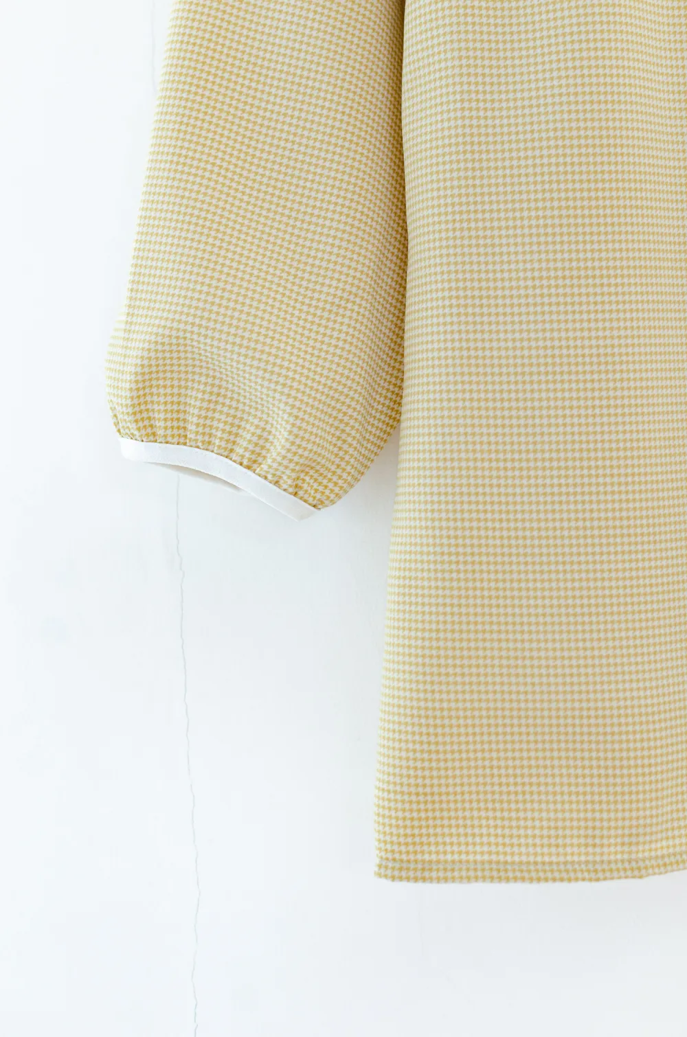 MT4834 Ruff Collar Shinori Blouse – Yellow - Image 4