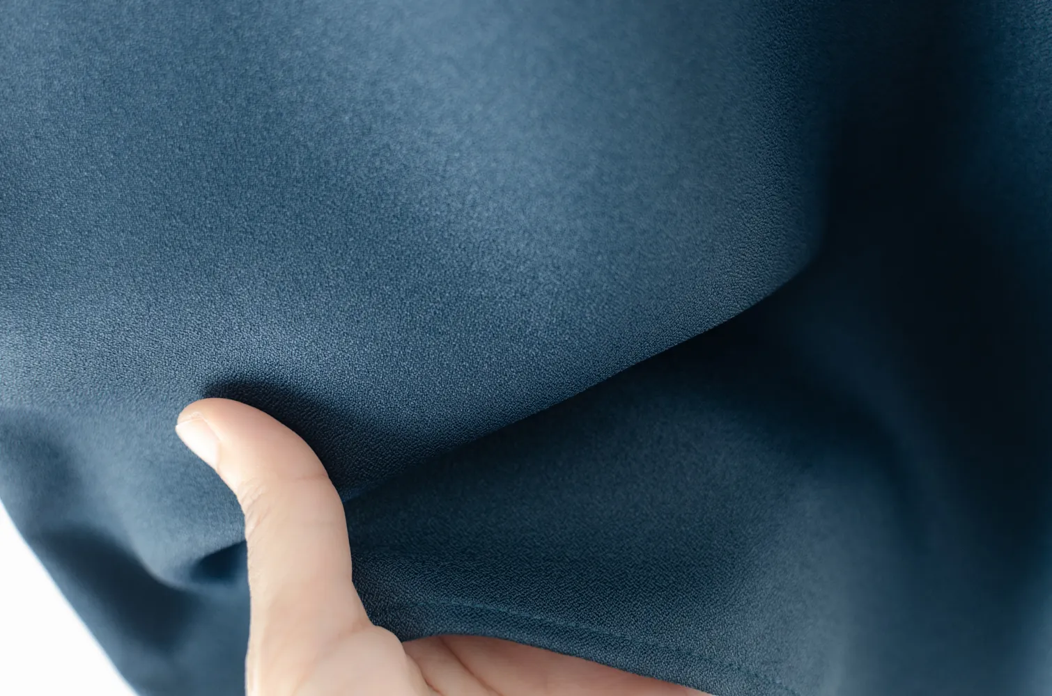 MT6610 Point Collar Blouse – Dark Ocean Green - Image 5