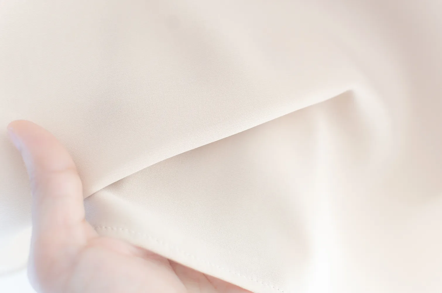 NT2522 Bow Collar Blouse – Oatmeal - Image 6