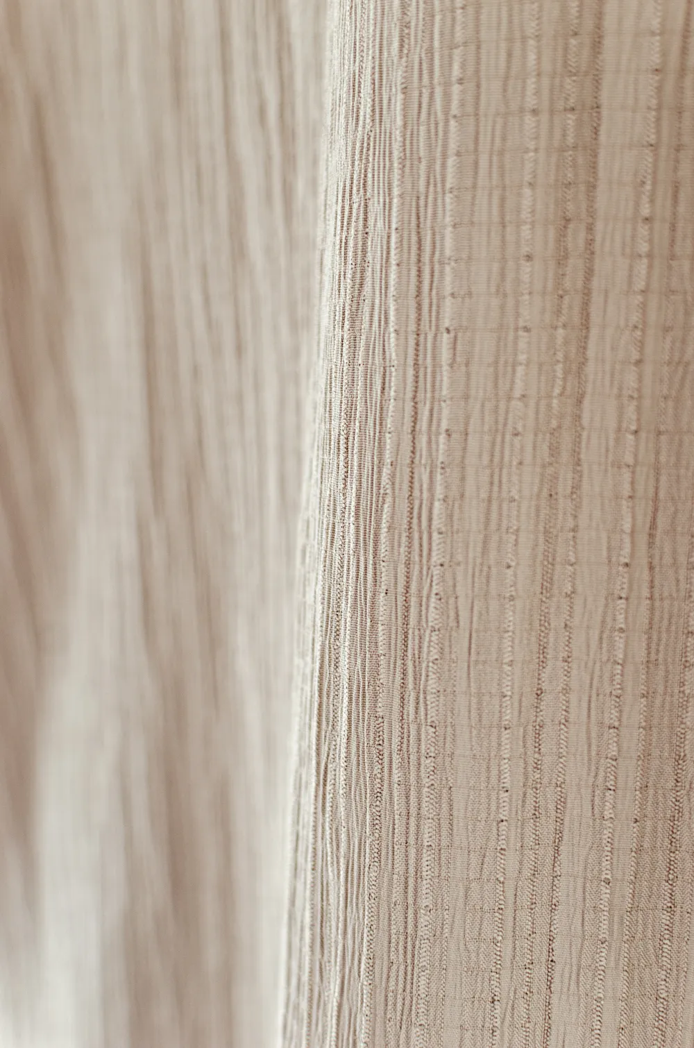 NT2468 Scallop Collar Textured Blouse – Latte - Image 5