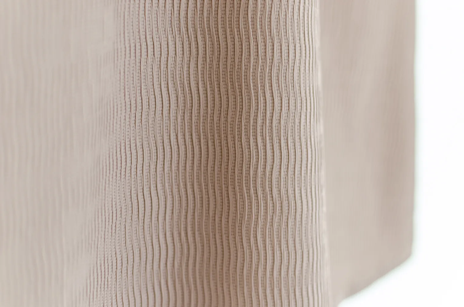 MT0101 Peter Pan Collar Ripla Blouse – Latte Brown - Image 6