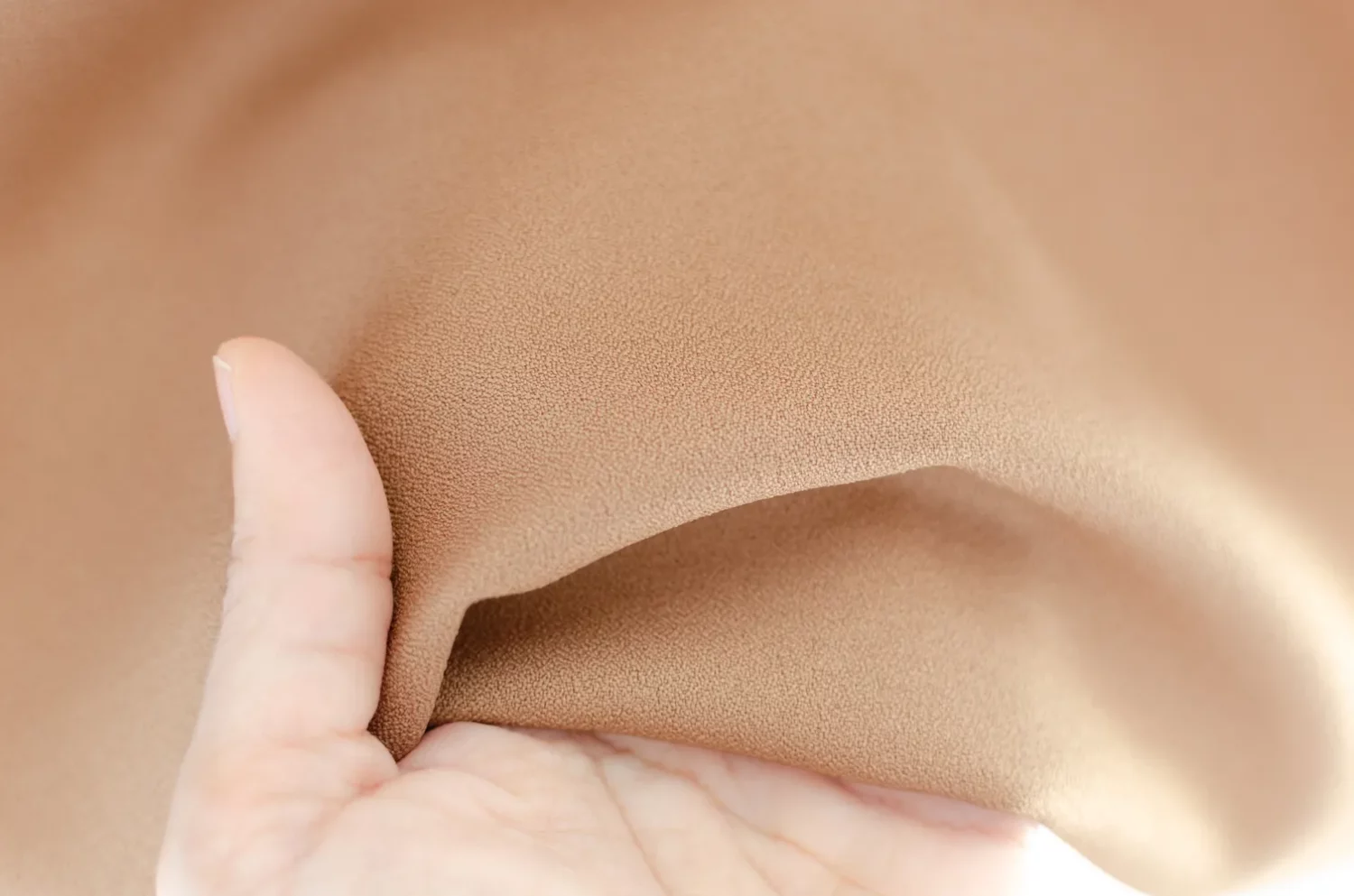 MT3100 Classic Sleeveless Blouse – Cookie Dough - Image 5