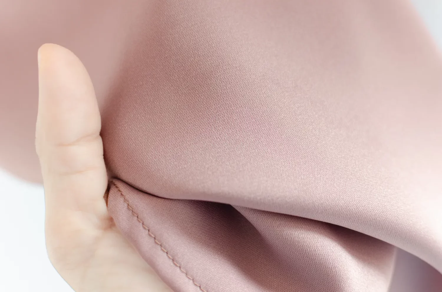 MT4600 Frill Collar Pintucks Sophie Blouse – Muted Pink - Image 5
