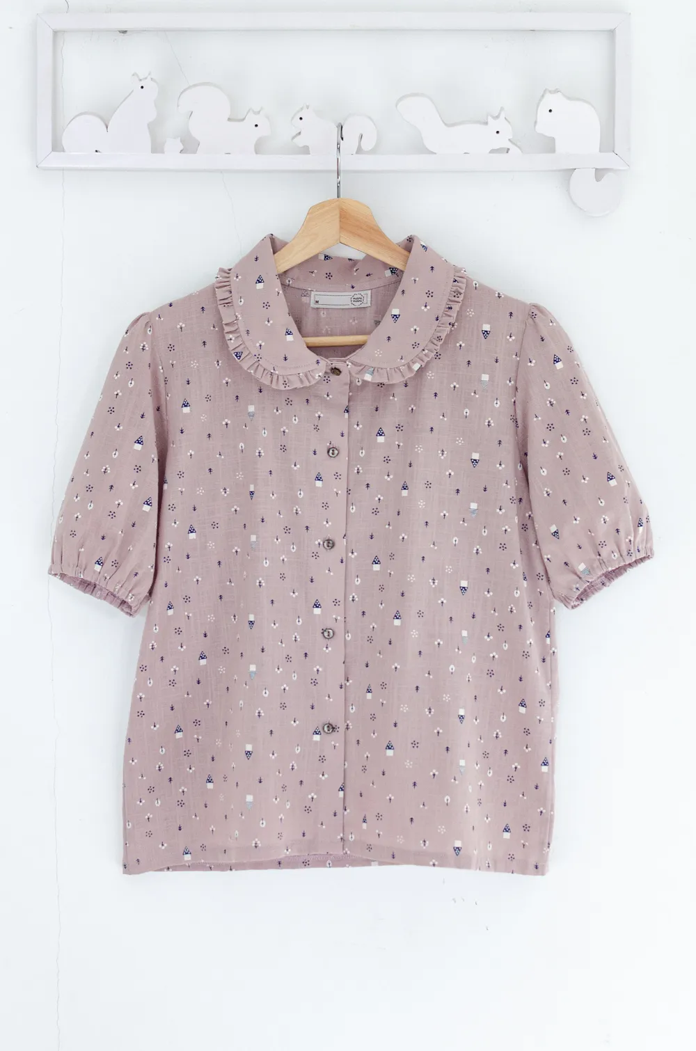 Alternative view of PT0260 Haus Frill & Puff Shirt – Faded Lilac