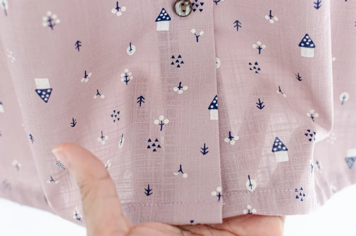 PT0260 Haus Frill & Puff Shirt – Faded Lilac - Image 6
