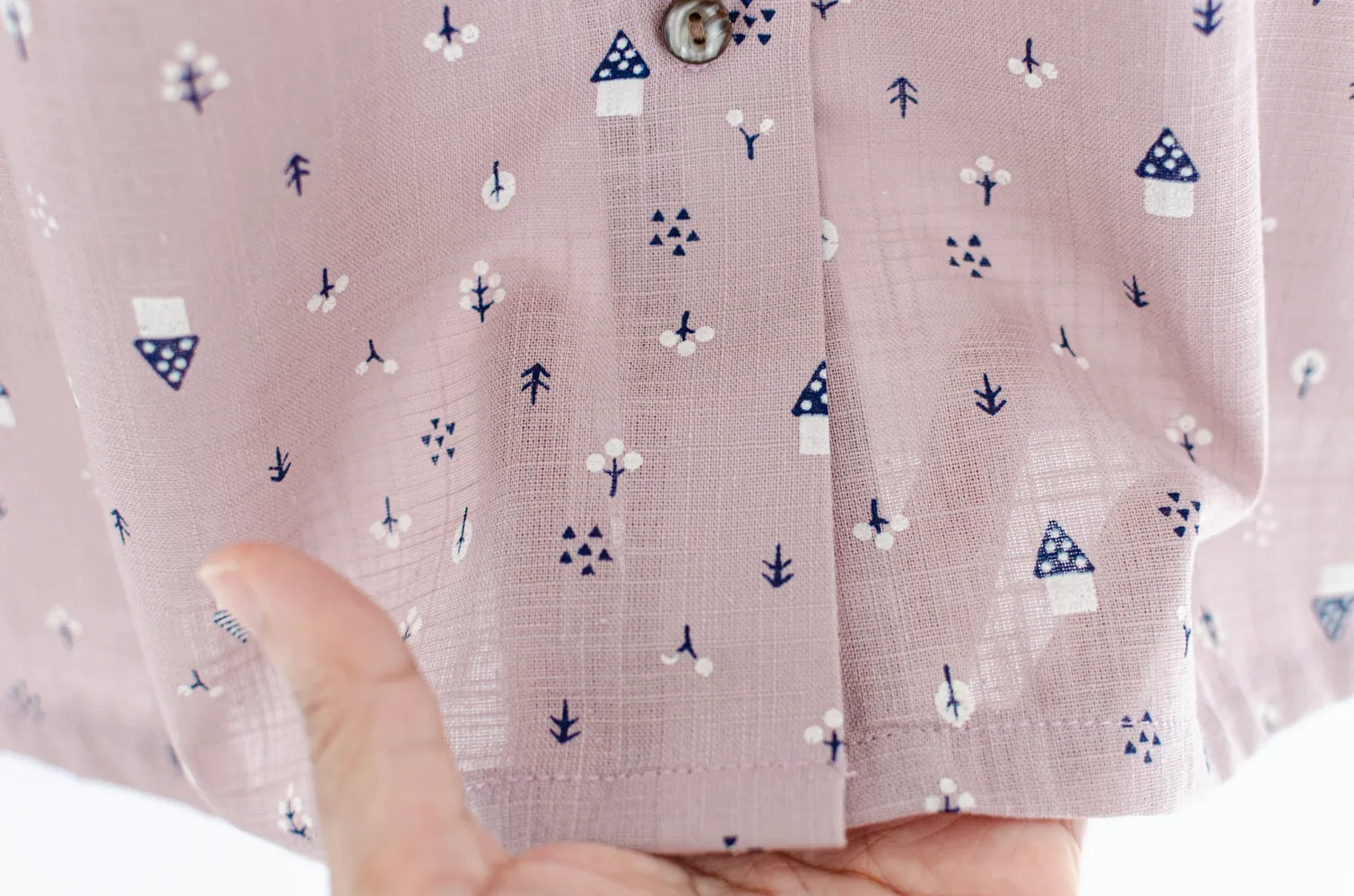 PT0260 Haus Frill & Puff Shirt – Faded Lilac - Image 6