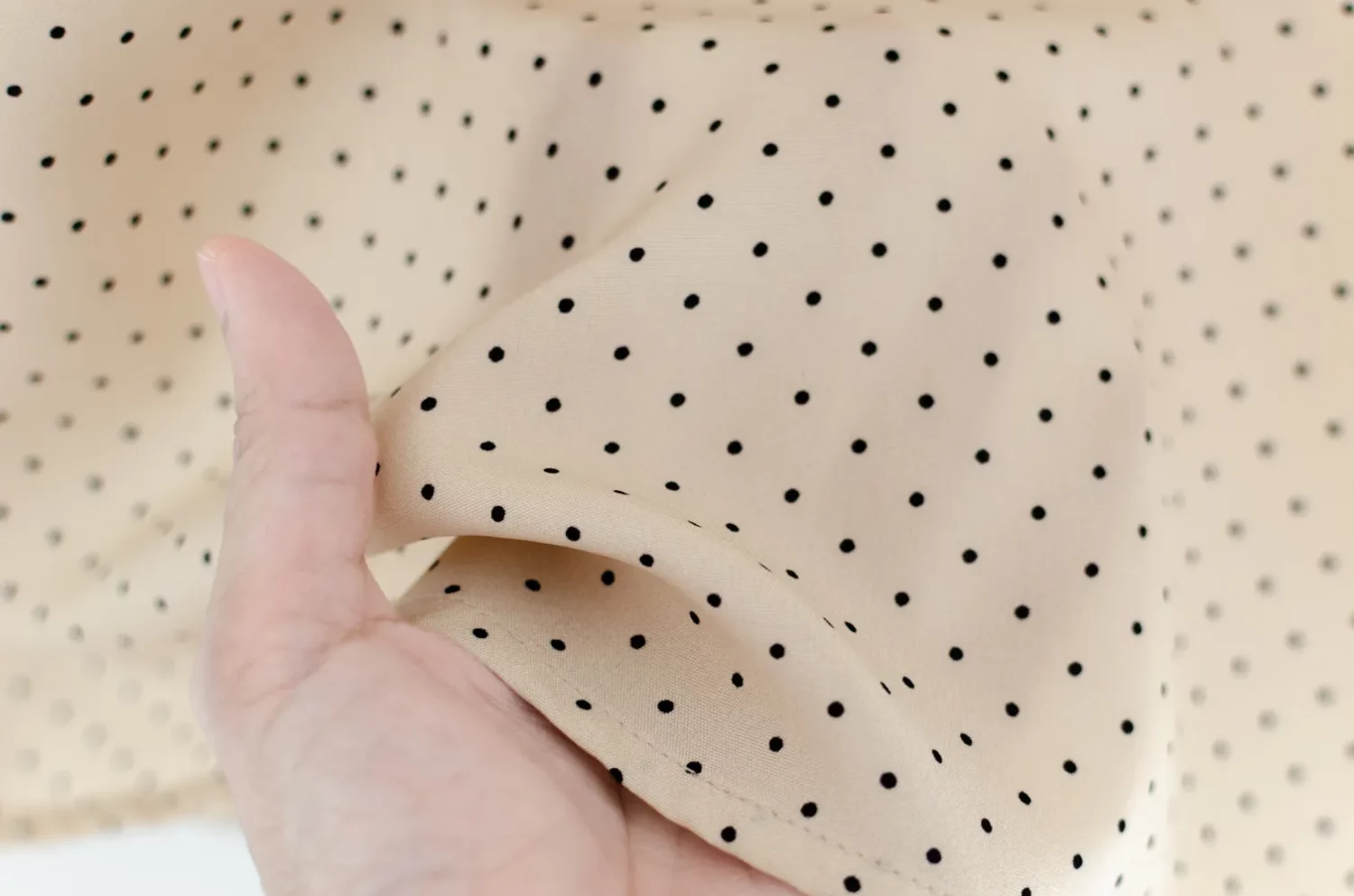 MT6753 Boba Ruff Collar Puff Sleeve Blouse – Milk Tea - Image 7
